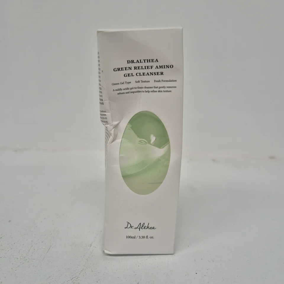 BOXED AND SEALED DR.ALTHEA GREEN RELIEF AMINO GEL CLEANSER (100ML)