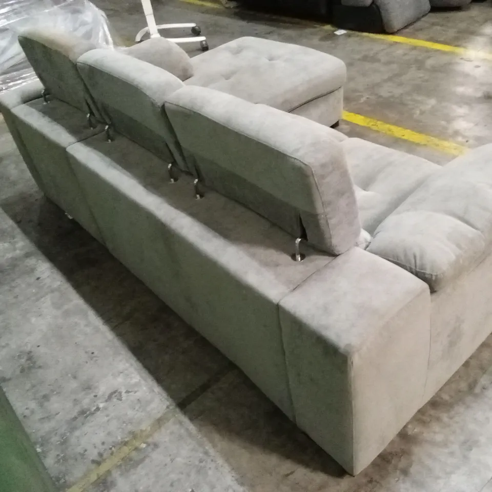 BRADY 3 SEATER FABRIC CHAISE SOFA RRP £1449