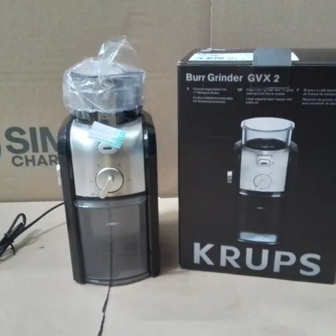 BOXED KRUPS GVX231 EXPERT COFFEE GRINDER