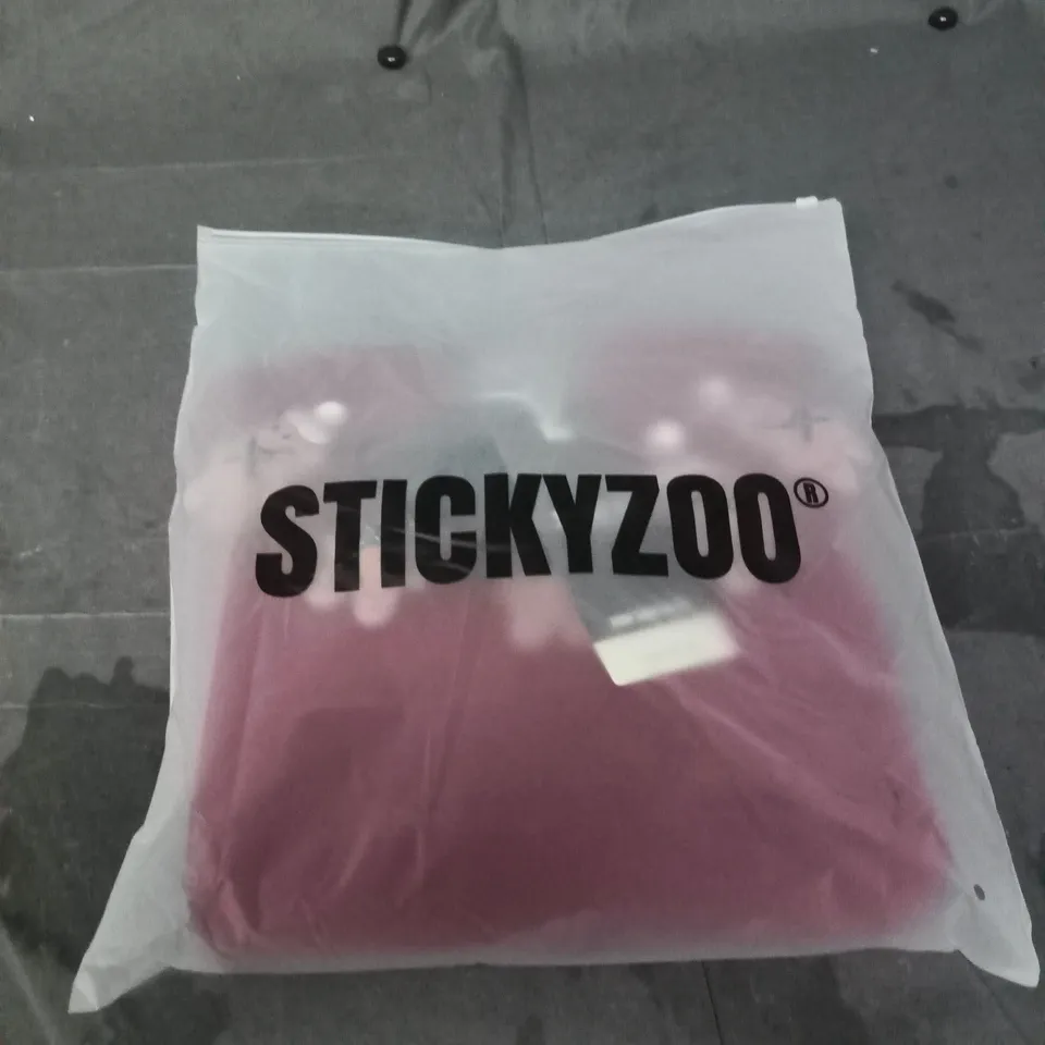 STICKZOO CREW NECK RED JUMPER SIZE XL 