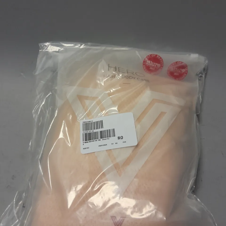 VOLO NANOWEAVE MICROFIBER QUICK DRYING HAIR TOWEL