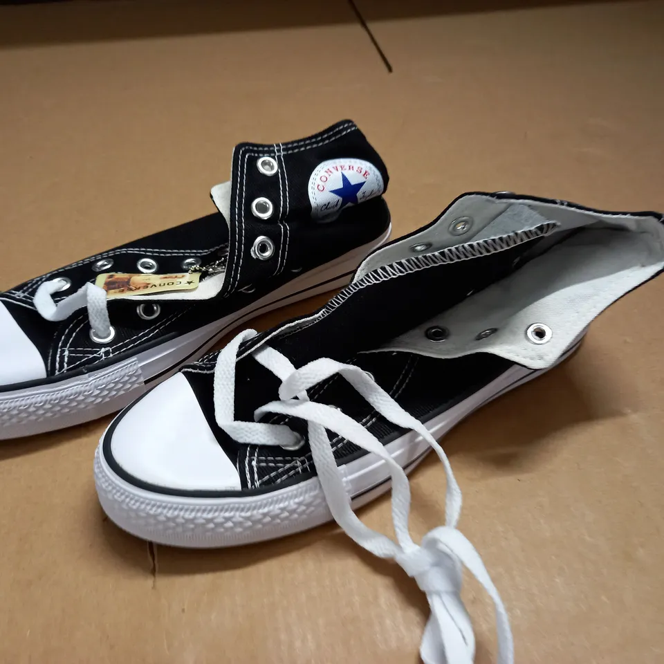 PAIR OF CONVERSE ALL STARS BLACK PUMPS - UK 6