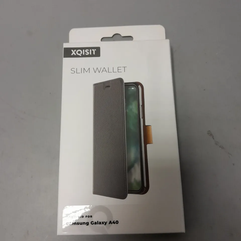 BOX OF APPROXIMATELY 20 BRAND NEW ASSORTED SAMSUNG GALAXY A40 SLIM WALLET CASE