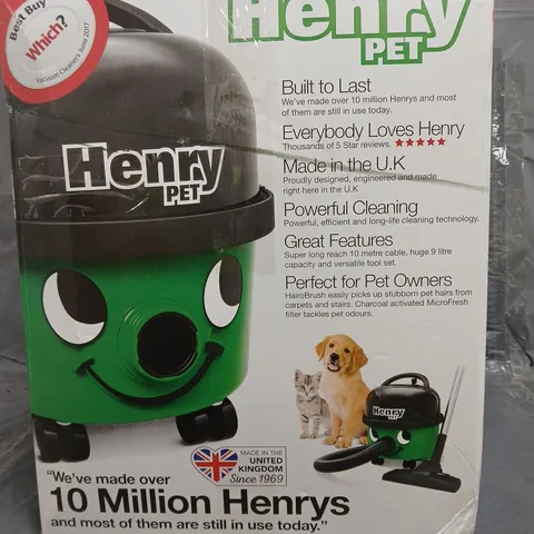 BOXED HENRY PET VACUUM CLEANER