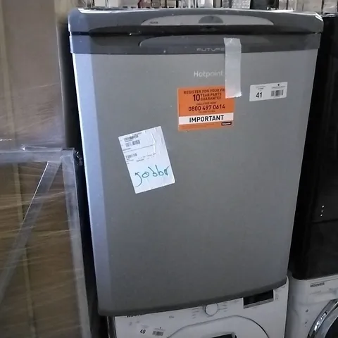 DESIGNER HOTPOINT 60CM UNDER COUNTER FREESTANDING FRIDGE GRAPHITE F162191