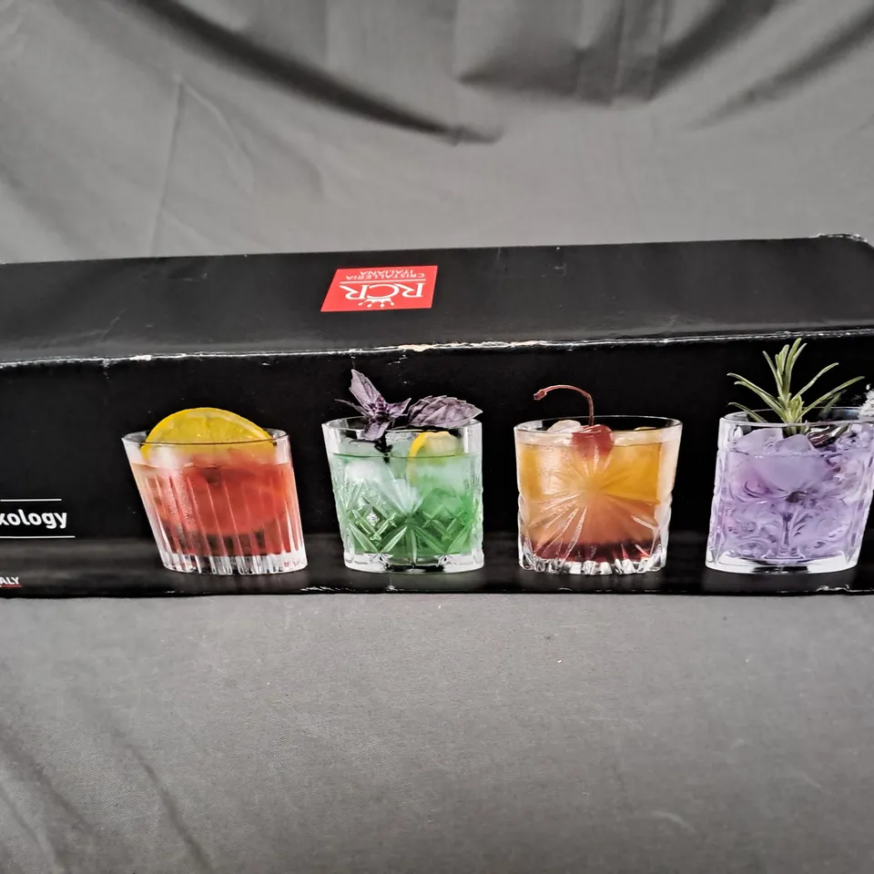 BOXED RCR CRISTALLERIA ITALIANA MIXOLOGY SET
