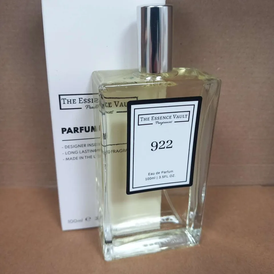 BOXED THE ESSENCE VAULT FRAGRANCES PARFUM NO 922 100ML