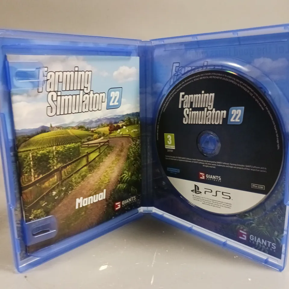 FARMING SIMULATOR 22 FOR PS5 