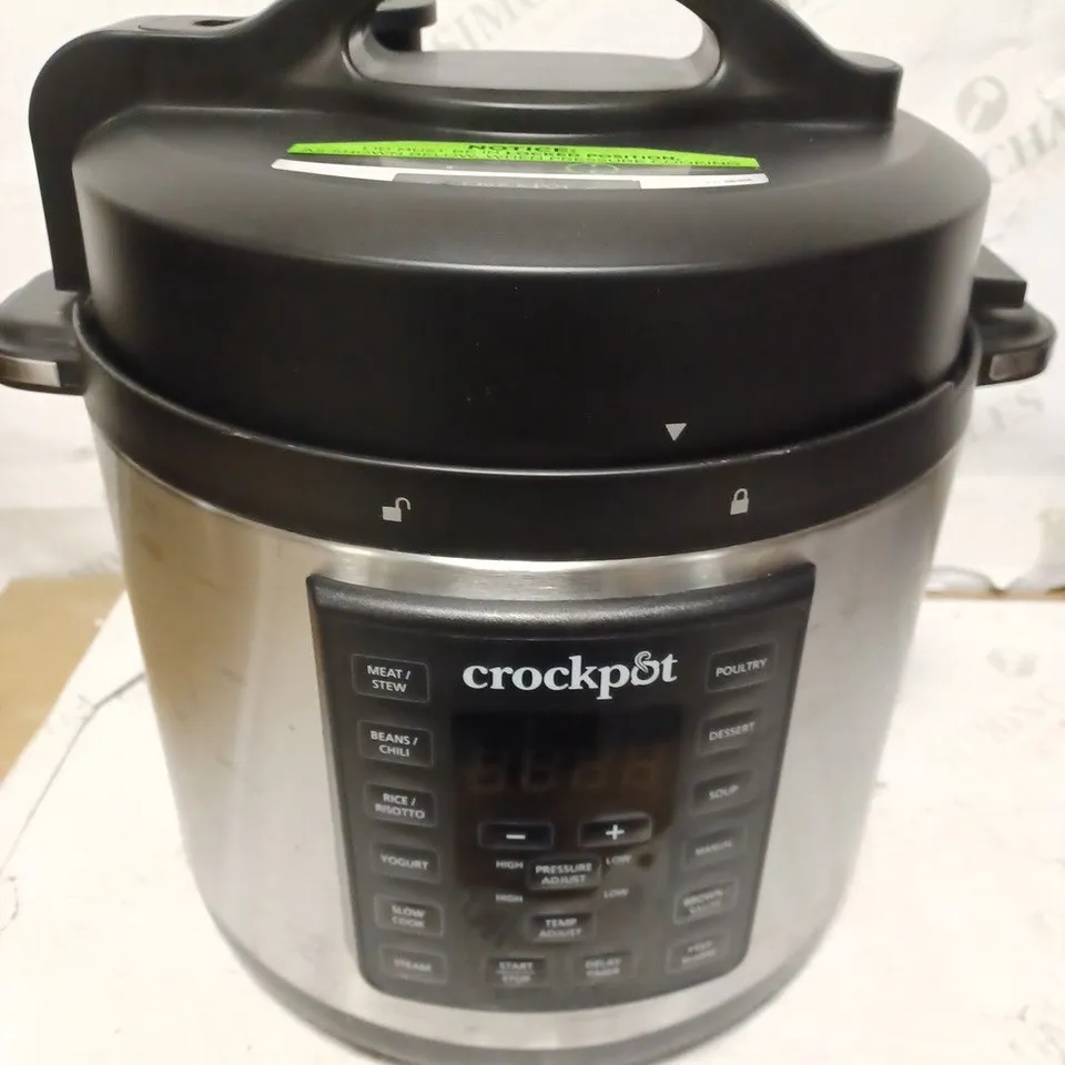 CROCKPOT EXPRESS PRESSURE MULTI COOKER