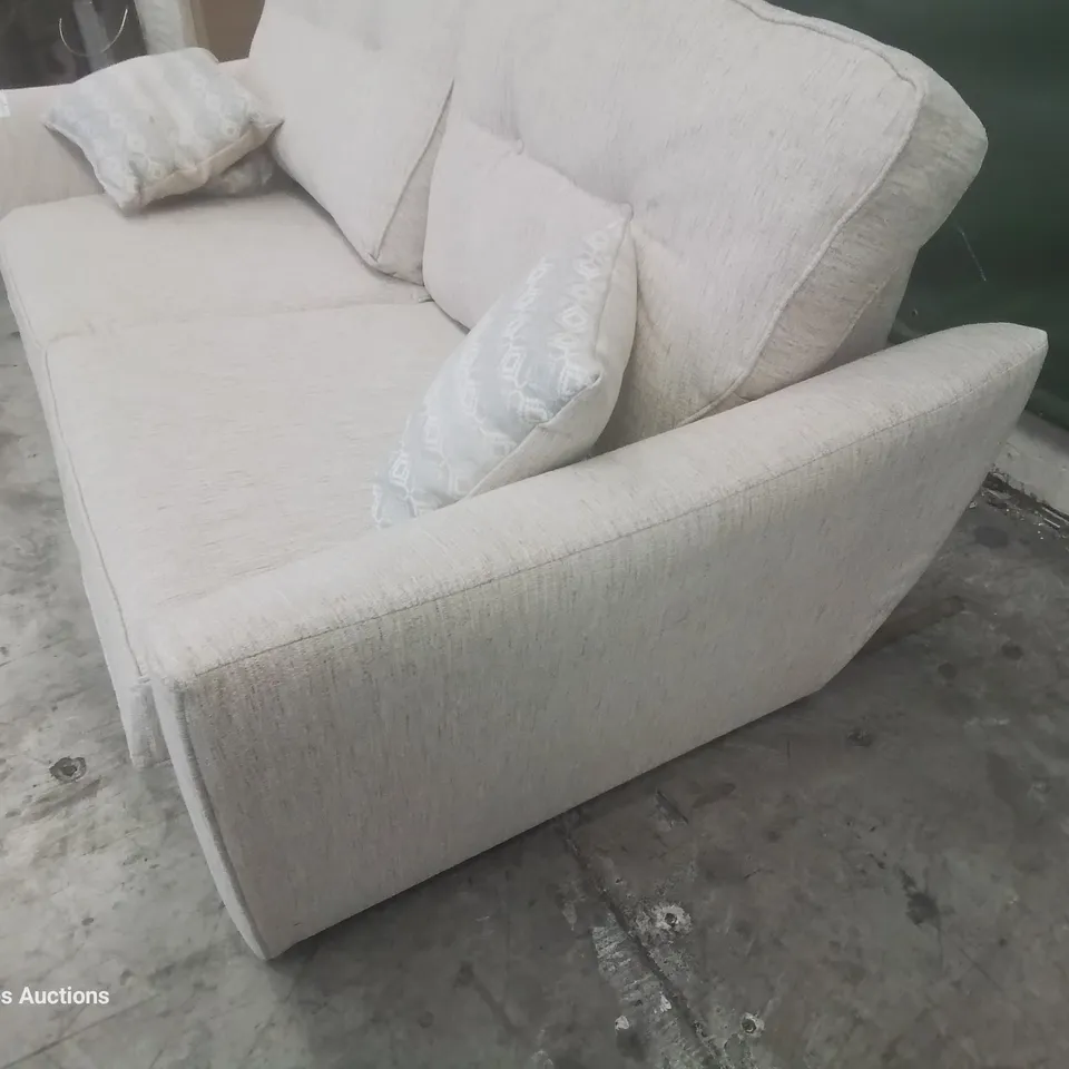 DESIGNER ASHLEY TWO SEATER SOFA NATURAL FABRIC P