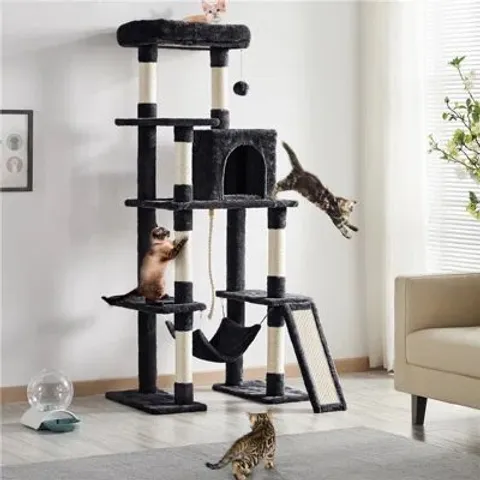 BOXED COLOR 160CM H LARGE CAT TREE WITH MULTI-PURPOSE (1 BOX)