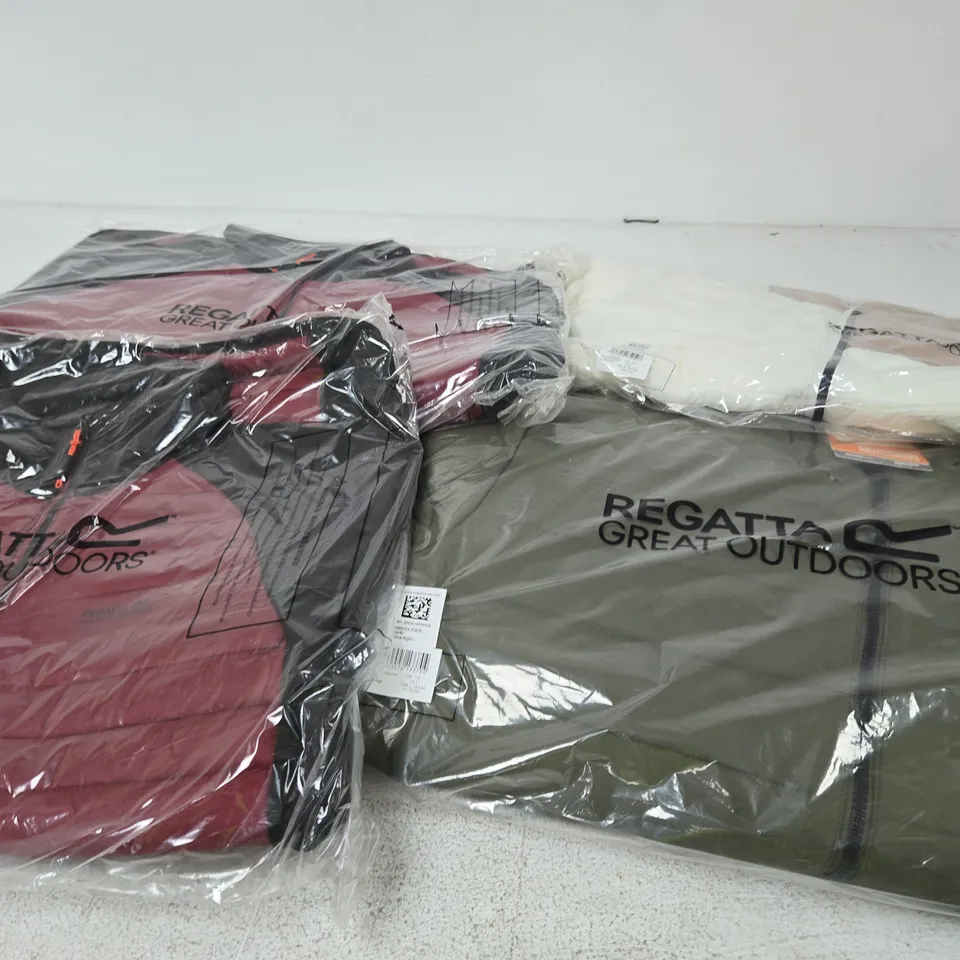 15 X ASSORTED BRAND NEW REGATTA CLOTHING PRODUCTS IN VARIOUS STYLES & SIZES