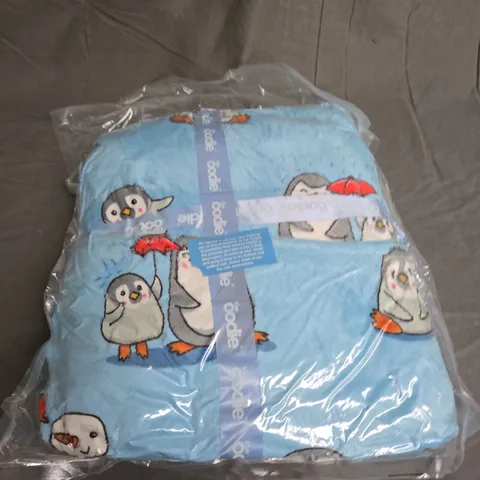 SEALED OODIE ADULT OVERSIZED HOODED BLANKET - PENGUIN