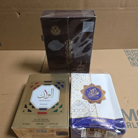 APPROXIMATELY 15 ASSORTED BOXED FRAGRANCES TO INCLUDE AHLAM AL KHALEEJ, ALWAAN, HEKAYA ETC