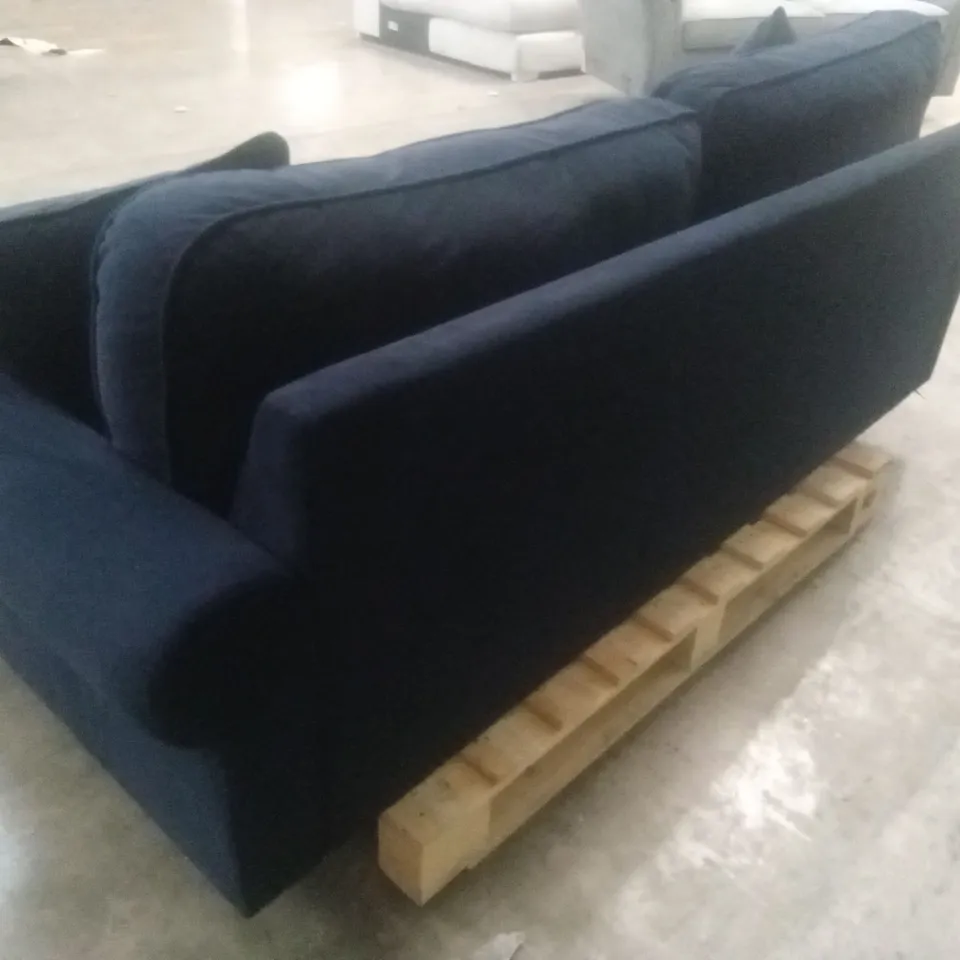 COAST 3 SEATER SOFA WITH FOOTSTOOL - NAVY RRP £1109