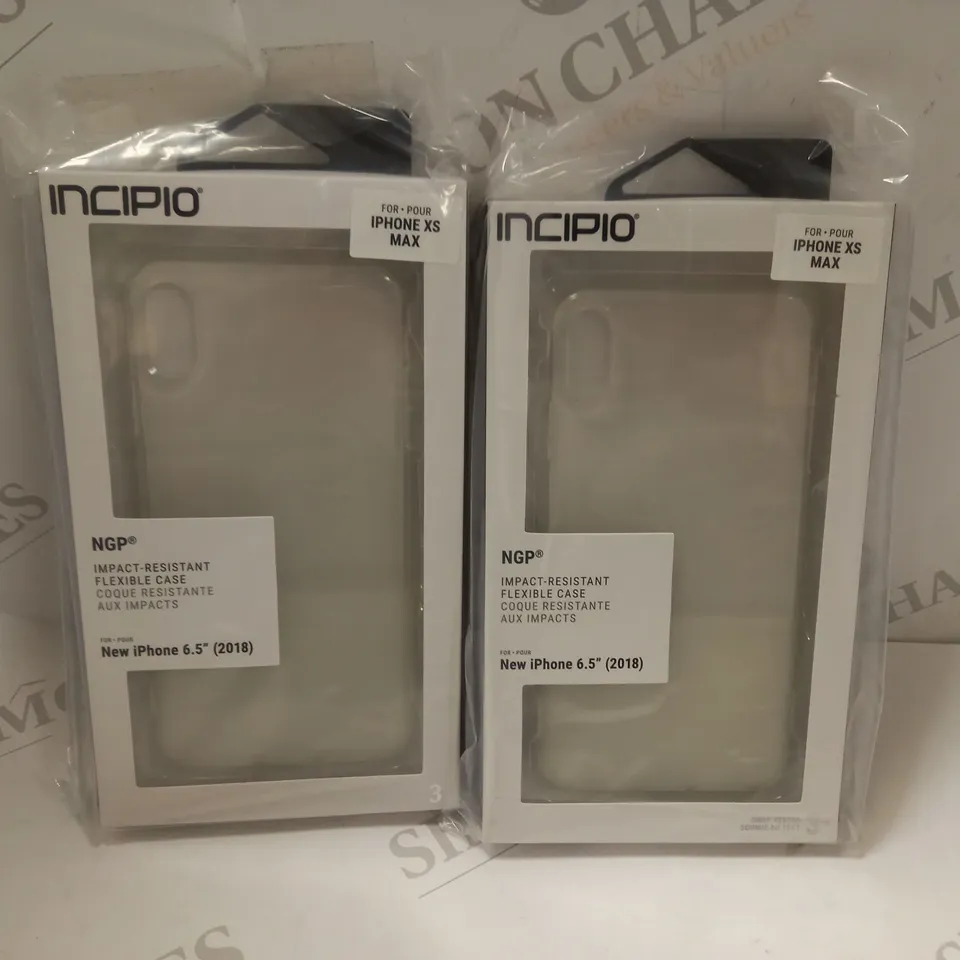 BOX OF APPROX 6 SEALED INCIPIO IPHONE CASES - TRANSPARENT