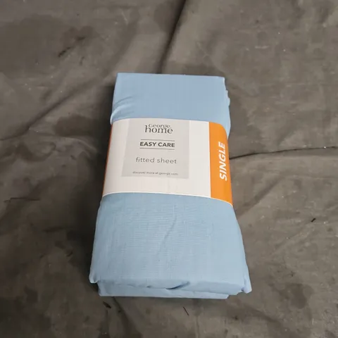 APPROXIMATELY 50 EASYCARE FITTED SHEETS IN BLUE SIZE SINGLE - COLLECTION ONLY