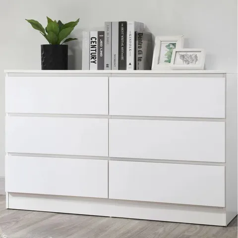 BOXED MARQITA 6 DRAWER CHEST OF DRAWERS (1 BOX)