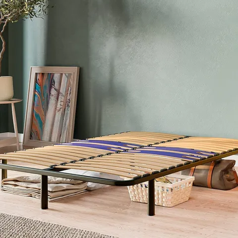 BRAND NEW BOXED EMMA SLATTED FRAME BED 120 x 190CM SMALL DOUBLE (1 BOX)