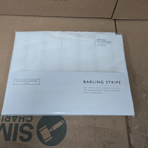 THE WHITE COMPANY BARLING STRIPE OXFORD PILLOWCASE – SUPER KING (50X96 CM)