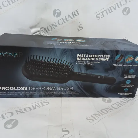 BOXED REVAMP PROGLOSS DEEPFORM BRUSH CERAMIC STRAIGHTENING BRUSH