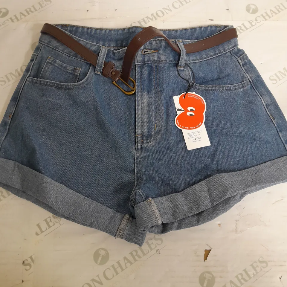 CIDER DENIM BLUE SHORTS - MEDIUM