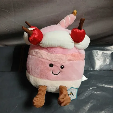 JELLYCAT AMUSEABLES PINK PLUSH TOY – JELLYCAT LONDON TAG