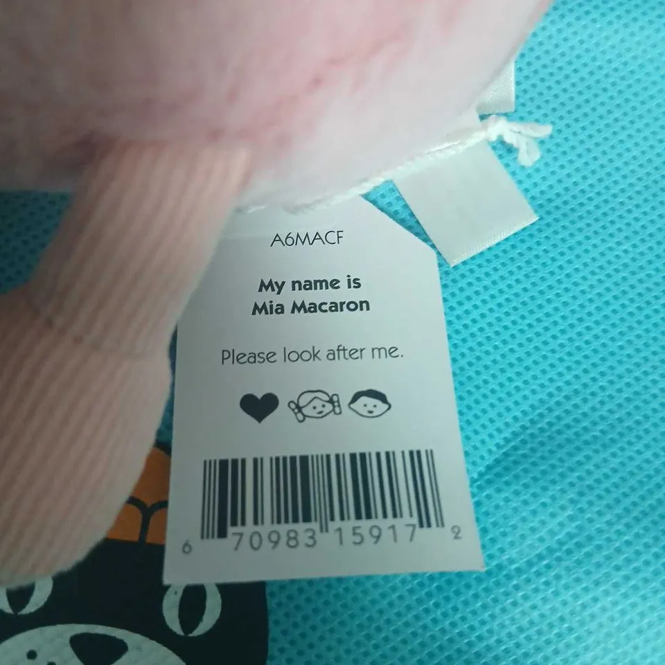 JELLYCAT LONDON MIA MACARON PLUSH – PINK