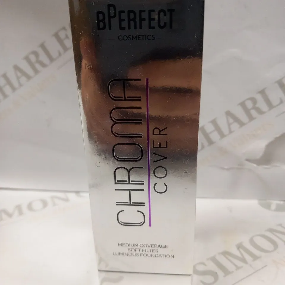 BOXED AND SEALED BPERFECT COSMETICS CHROMA COVER MEDIUM COVERAGE SOFT FILTER LUMINOUS FOUNDATION