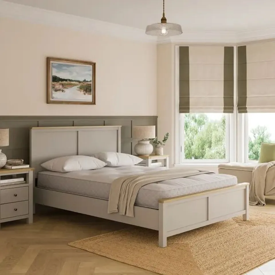 OLNEY WOODEN BED STONE DB 