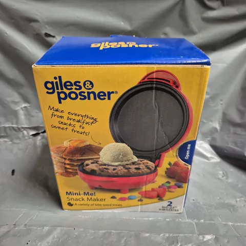 BOXED GILES & POSNER MINI-ME! SNACK MAKER 