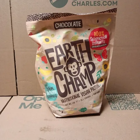 EARTH CHAMP CHOCOLATE VEGAN PROTEIN 1.6KG