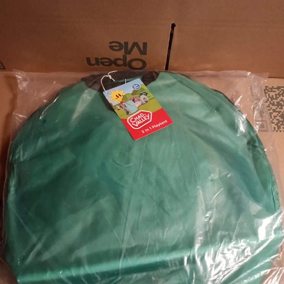 CHAD VALLEY 3 IN 1 PLAYTENT – GREEN