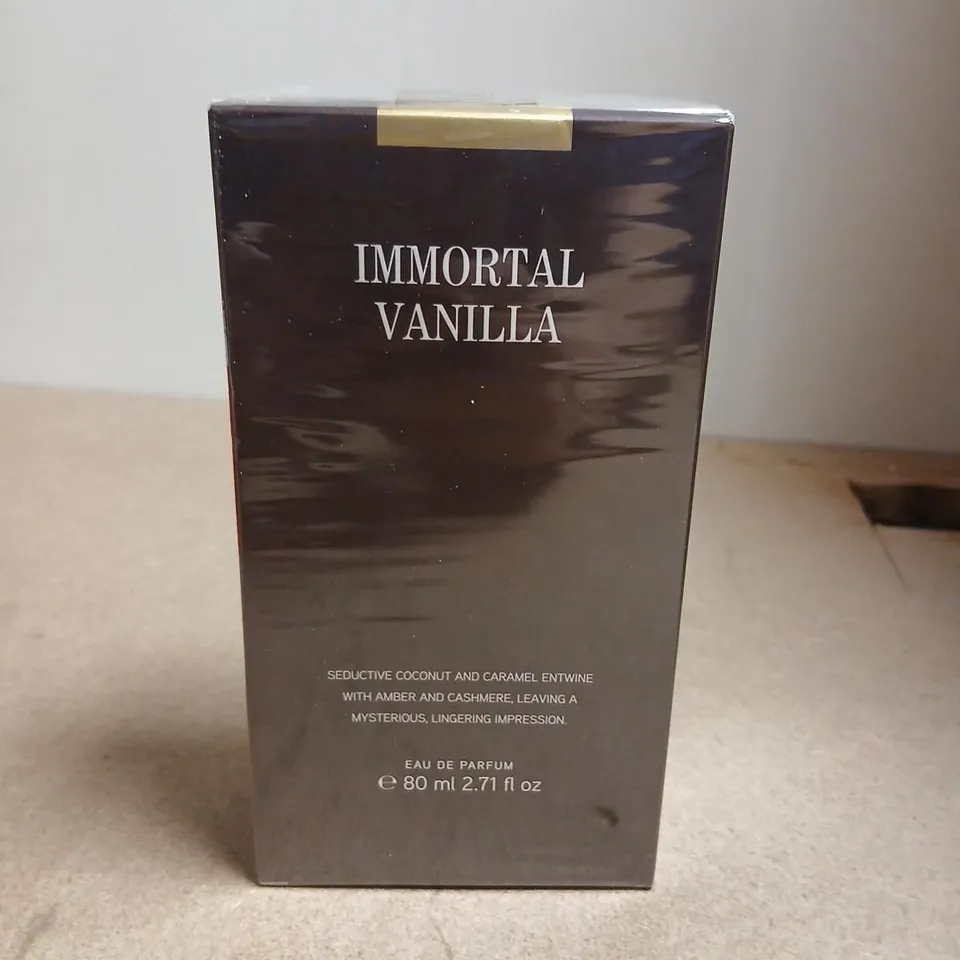 BOXED AND SEALED IMMORTAL VANILLA ZARA EAU DE PARFUM 80ML