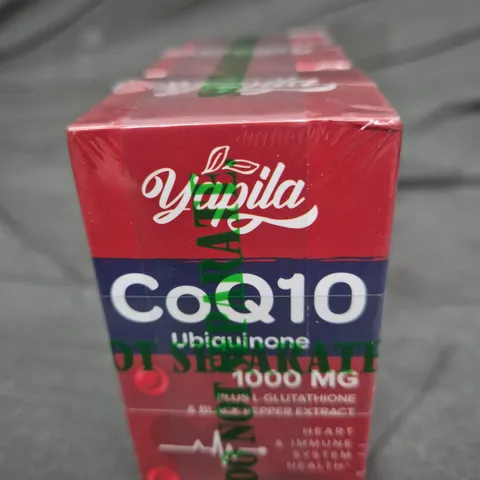 3 X COQ10 UBQUINONE 1000 MG – 60 CAPSULES (BEST BEFORE 01-MAR-2028)