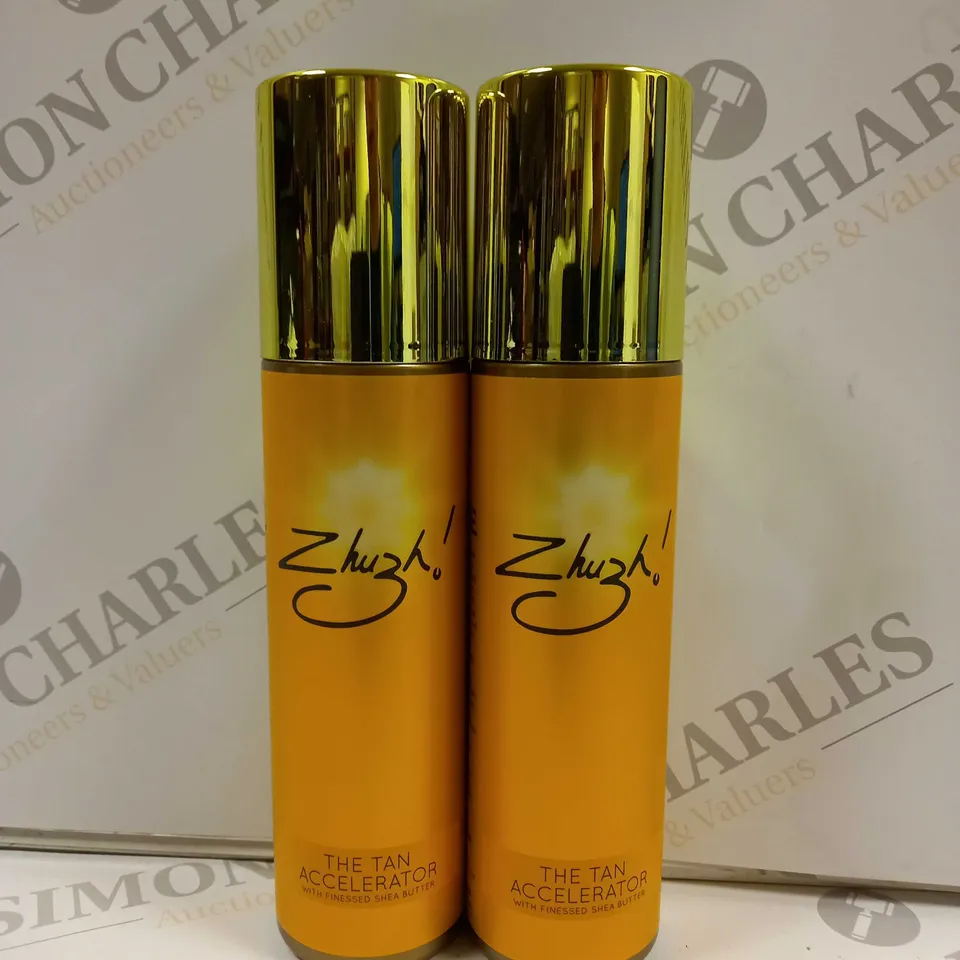 SET OF 2 ZHUZH TWINPACK OF TAN ACCELERATOR 200ML