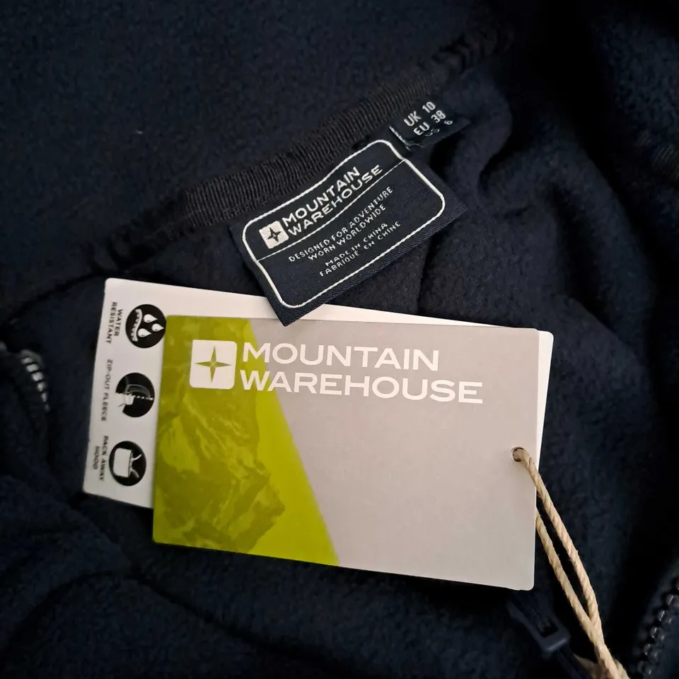 MOUNTAIN WAREHOUSE FELL II WOMENS 3 IN 1 JACKET IN NAVY - UK 10
