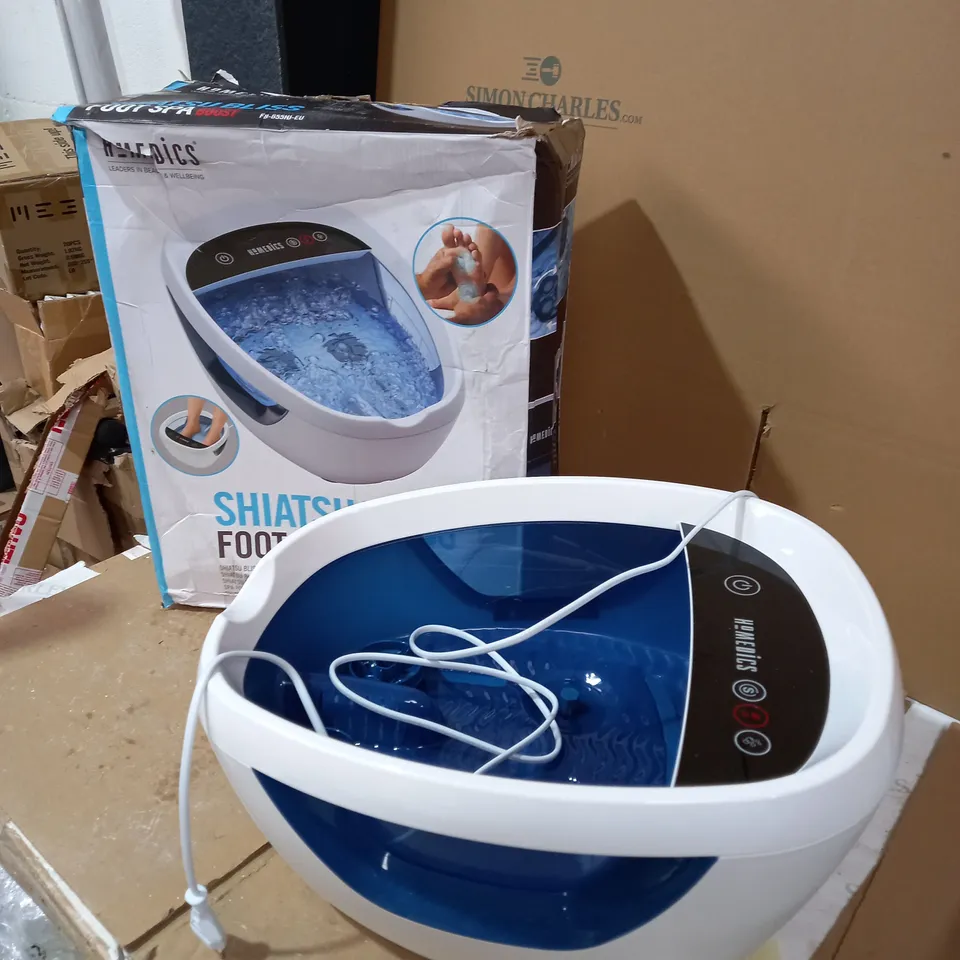 BOXED HOMEDICS SHIATSU BLISS FOOT SPA