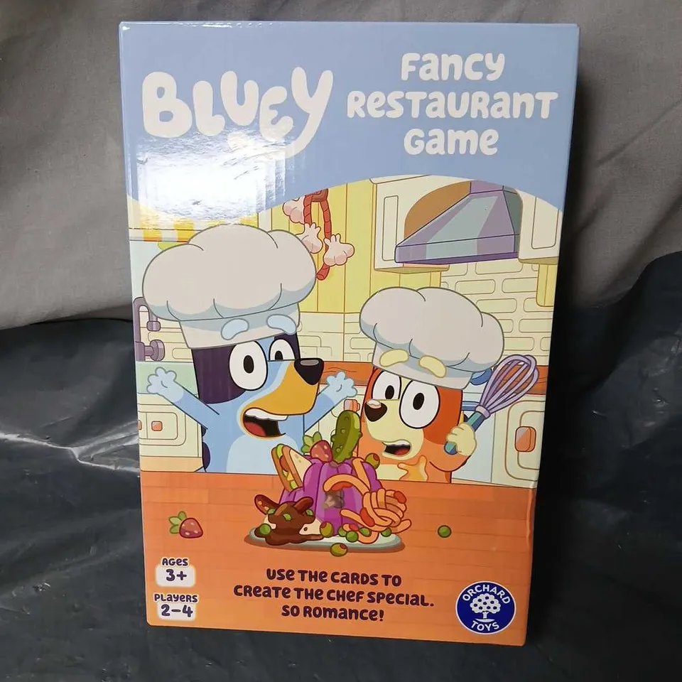 BLUEY FANCY RESTAURANT GAME – ORCHARD TOYS (BOXED)