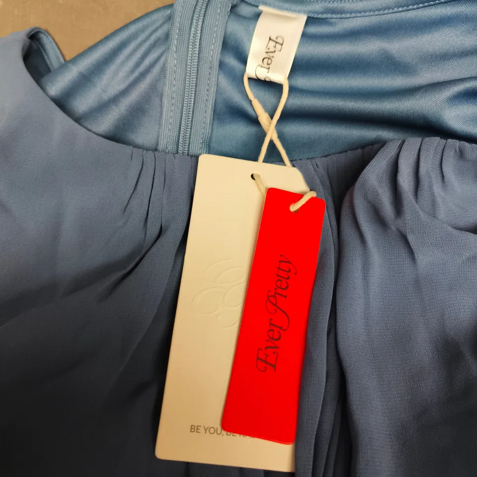 EVER PRETTY BLUE DRESS – WOMEN'S EVENING GOWN - UK 16