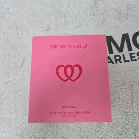 FOREVER TOGETHER POUR FEMME EAU DE PARFUM 100ML – PINK HEART BOTTLE (PRESENTATION BOX)