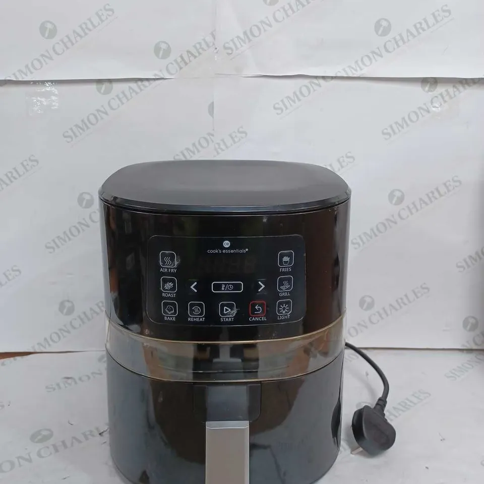 COOK'S ESSENTIALS 4.0L AIR FRYER - BLACK