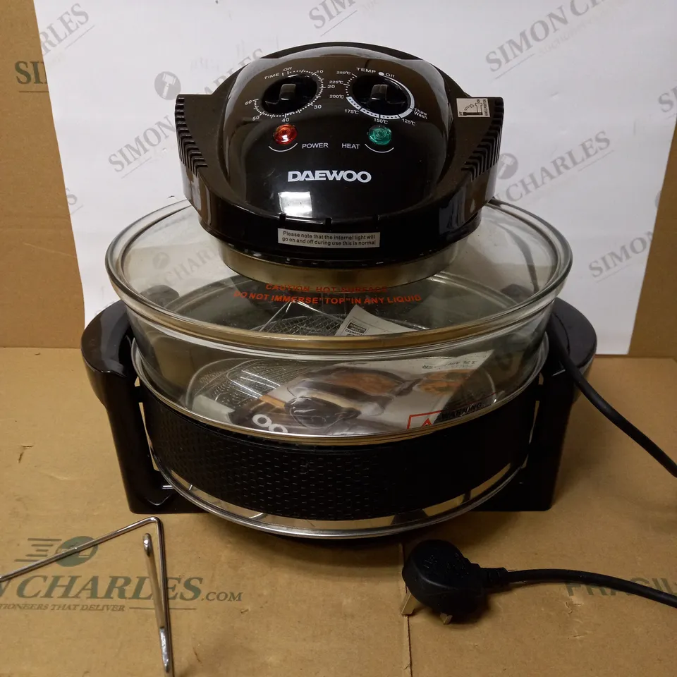 DAEWOO DELUXE 17L 1300W HALOGEN AIR FRYER 