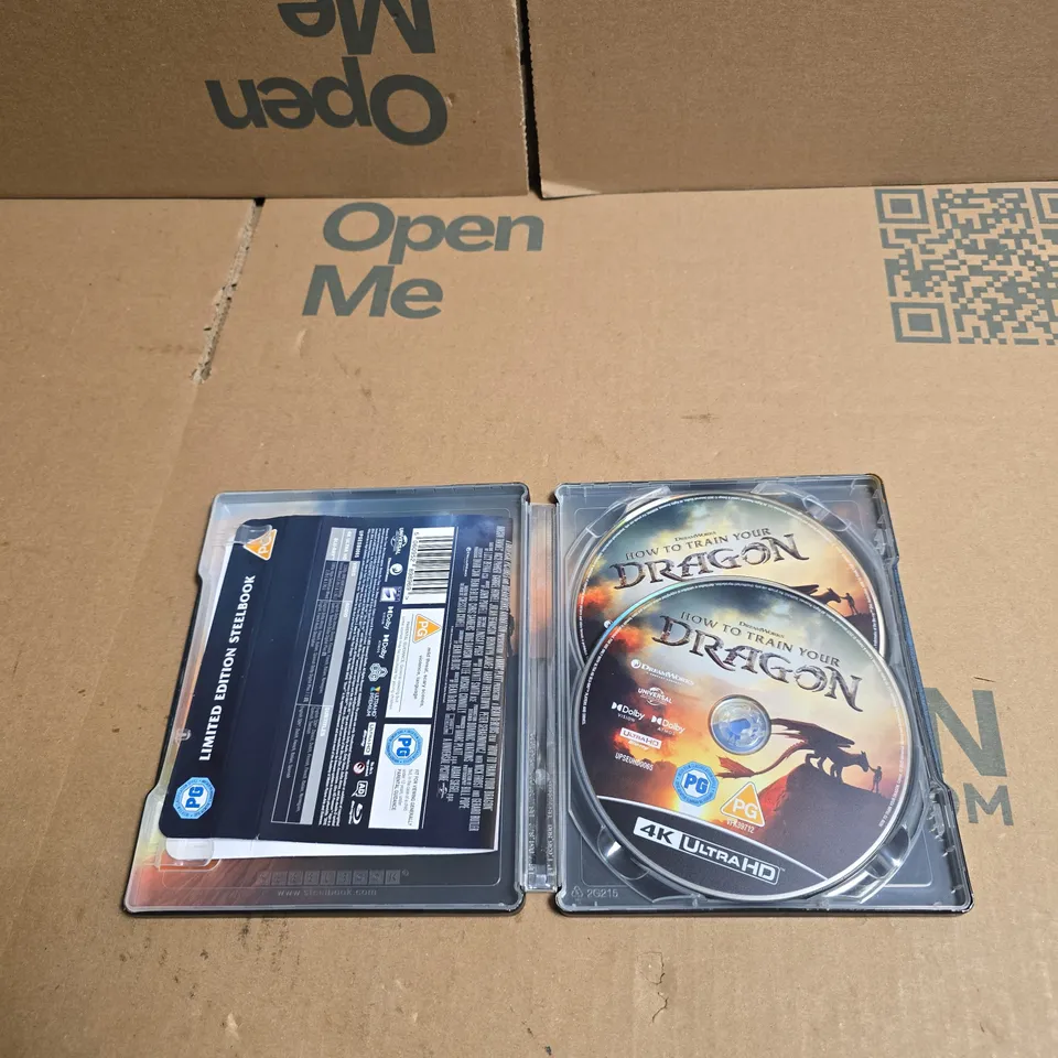 HOW TO TRAIN YOUR DRAGON 2 DISC LIMITED EDITION STEELBOOK