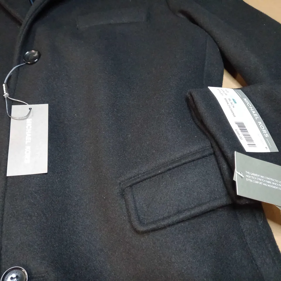 MICHAEL KORS BLACK MENS FORMAL OVERCOAT - SIZE 40R