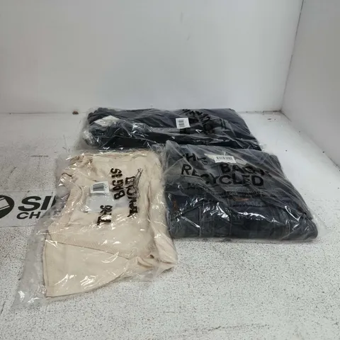 BOX OF APPROXIMATELY 9 ASSORTED CLOTHING ITEMS TO INCLUDE NY GIANTS TRUCKER JACKET, CLASSIC FLEECE SWEATPANT ETC
