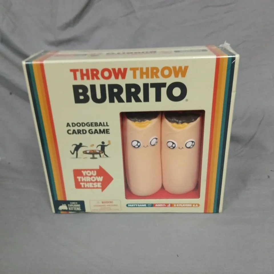 SEALED THROW THROW BURRITO DODGEBALL CARD GAME