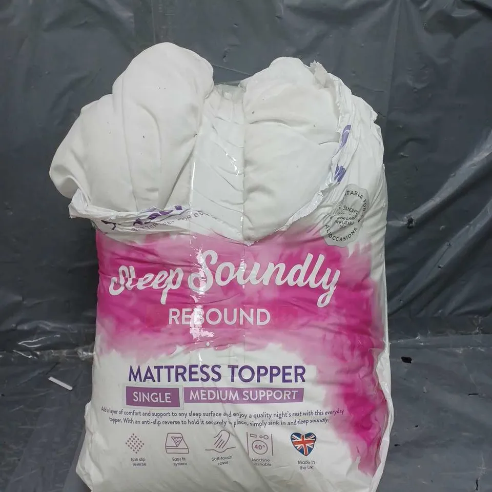 SLUMBERDOWN SLEEP SOUNDLY MATTRESS TOPPER - SINGLE 