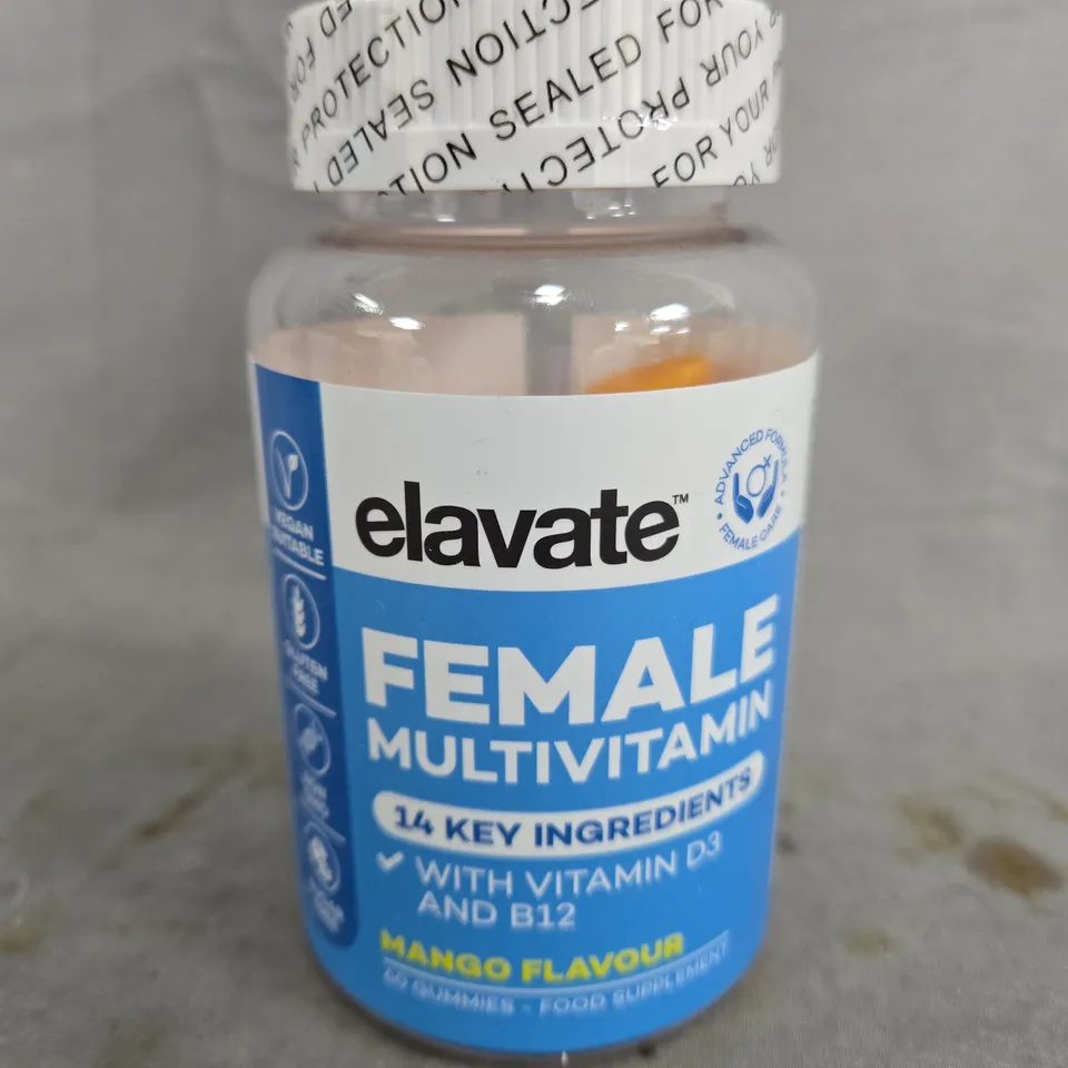 ELAVATE FEMALE MULTIVITAMIN GUMMIES – MANGO FLAVOUR