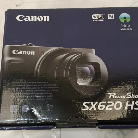 BOXED CANON POWERSHOT SX620 HS DIGITAL CAMERA